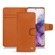 Capa em pele Samsung Galaxy S20 - Orange vibrant
