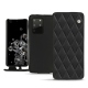 Samsung Galaxy S20+ 5G leather case - Noir - Couture ( Nappa - Black ) 