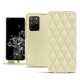 Housse cuir Samsung Galaxy S20+ 5G - Ivoire - Couture ( Sleek P C12 - White ) 