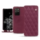 Custodia in pelle Samsung Galaxy S20+ 5G - Prune vintage - Couture