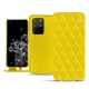 Custodia in pelle Samsung Galaxy S20+ 5G - Jaune fluo - Couture