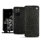 Capa em pele Samsung Galaxy S20+ 5G - Autruche nero