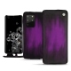 Samsung Galaxy S20+ 5G leather case - Violet Patine