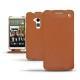 Custodia in pelle HTC One Max  - Marron ( Nappa - Pantone 1615C ) 