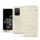 Capa em pele Samsung Galaxy S20+ 5G - Blanc escumo - Couture