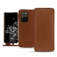 Samsung Galaxy S20+ 5G leather case - Marron PU