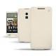 Custodia in pelle HTC One Max  - Beige ( Nappa - Pantone 7502C ) 