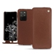 Samsung Galaxy S20+ 5G leather case - Marron délicat