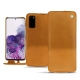 Housse cuir Samsung Galaxy S20 - Or Maïa ( Pantone 871C ) 
