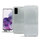 Samsung Galaxy S20 leather case - Platinium ( Pantone 877C ) 