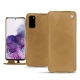 Samsung Galaxy S20 leather case - Sable vintage ( Roughtcut - Gaucho#57254 ) 