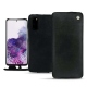 Housse cuir Samsung Galaxy S20 - Dark vintage ( Roughtcut - Black#5256 ) 