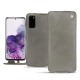 レザーケース Samsung Galaxy S20 - Acier vintage ( Pantone 403C ) 