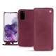 レザーケース Samsung Galaxy S20 - Prune vintage ( Pantone 512C ) 