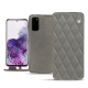 Capa em pele Samsung Galaxy S20 - Acier vintage - Couture