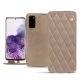 Lederschutzhülle Samsung Galaxy S20 - Taupe vintage - Couture