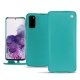 レザーケース Samsung Galaxy S20 - Bleu fluo