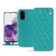Funda de piel Samsung Galaxy S20 - Bleu fluo - Couture