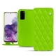 Lederschutzhülle Samsung Galaxy S20 - Vert fluo - Couture