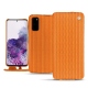 レザーケース Samsung Galaxy S20 - Abaca arancio