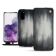 Capa em pele Samsung Galaxy S20 - Gris Patine
