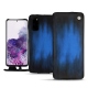 Capa em pele Samsung Galaxy S20 - Bleu Patine