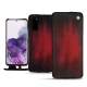 Capa em pele Samsung Galaxy S20 - Rouge Patine