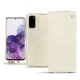 レザーケース Samsung Galaxy S20 - Blanc escumo