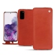 レザーケース Samsung Galaxy S20 - Arange clouquié