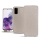 Custodia in pelle Samsung Galaxy S20 - Taupe innocent