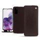 レザーケース Samsung Galaxy S20 - Marron envoûtant