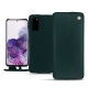 Capa em pele Samsung Galaxy S20 - Vert séduisant