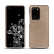 Samsung Galaxy S20 Ultra 5G leather cover - Taupe vintage ( Pantone 7530C ) 