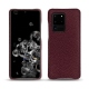 Custodia in pelle Samsung Galaxy S20 Ultra 5G - Lie de vin ( Pantone 5115C ) 