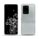 Samsung Galaxy S20 Ultra 5G leather cover - Platinium ( Pantone 877C ) 