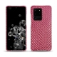 Samsung Galaxy S20 Ultra 5G leather cover - Serpent ciclamino