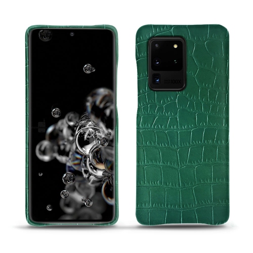 Capa em pele Samsung Galaxy S20 Ultra 5GCrocodile pino ( Pantone #173F35 ) 