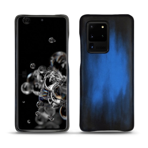 Capa em pele Samsung Galaxy S20 Ultra 5GBleu Patine