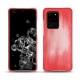 Samsung Galaxy S20 Ultra 5G leather cover - Rose Patine