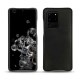 Samsung Galaxy S20 Ultra 5G leather cover - Negre poudro