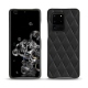 Samsung Galaxy S20 Ultra 5G leather cover - Noir - Couture ( Nappa - Black ) 