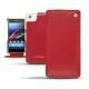 Lederschutzhülle Sony Xperia Z1  - Rouge ( Nappa - Pantone 199C ) 