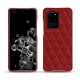 レザーケース Samsung Galaxy S20 Ultra 5G - Tomate - Couture ( Pantone 187C ) 