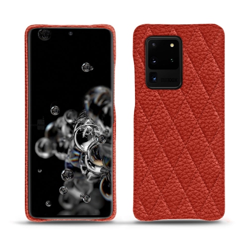レザーケース Samsung Galaxy S20 Ultra 5GPapaye - Couture ( Pantone #b54317 ) 