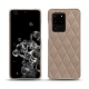 Lederschutzhülle Samsung Galaxy S20 Ultra 5G - Taupe vintage - Couture