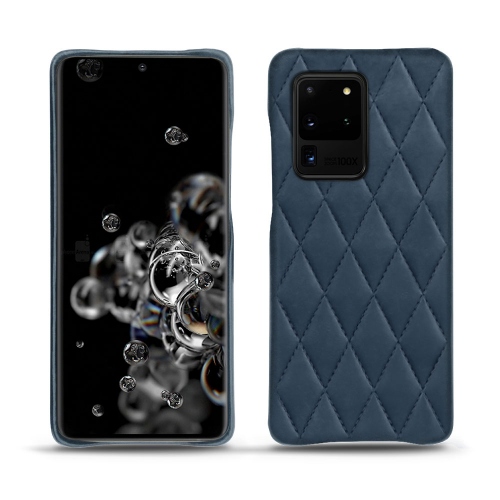 Capa em pele Samsung Galaxy S20 Ultra 5GJean vintage - Couture ( Pantone #2f414f  ) 