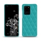 レザーケース Samsung Galaxy S20 Ultra 5G - Bleu fluo - Couture