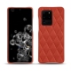 Custodia in pelle Samsung Galaxy S20 Ultra 5G - Arange clouquié - Couture