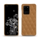 Coque cuir Samsung Galaxy S20 Ultra 5G - Castan esparciate - Couture
