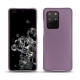 Coque cuir Samsung Galaxy S20+ 5G - Lilas ( Nappa - Pantone 2645U ) 